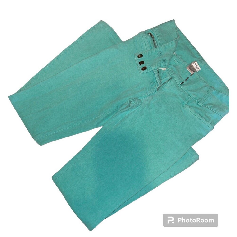 Y2K Cache turquoise jeans size 0